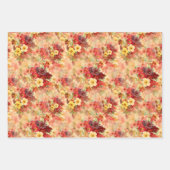 Elegant Floral Bouquet Pattern Inpakpapier Vel (Voorkant)