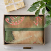 Elegant  Floral Briefkaart Weefpapier Tissuepapier (Geschenk)