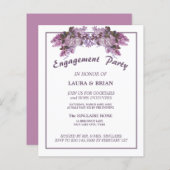 Elegant Floral Budget Engagement Party (Voorkant / Achterkant)
