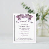 Elegant Floral Budget Engagement Party (Staand voorkant)