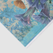 Elegant Floral Butterfly Tissuepapier (Detail)