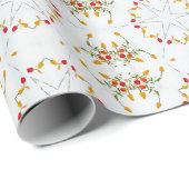 Elegant Floral Cadeaupapier (Rol Hoek)
