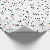 Elegant Floral Cadeaupapier (Hoek)