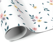 Elegant Floral Cadeaupapier (Rol Hoek)