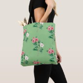 Elegant Floral Canvas tas (Dichtbij)
