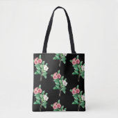 Elegant Floral Canvas tas (Voorkant)