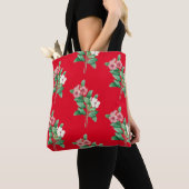 Elegant Floral Canvas tas (Dichtbij)