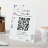 Élégant Floral Capter le signe Mariage d'amour (In SItu)