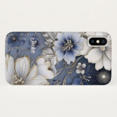 Elegant Floral Case-Mate iPhone Case (Achterkant (horizontaal))