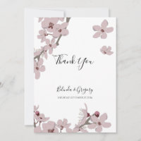 Elegant Floral Cherry Blossom Wedding