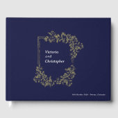 Élégant Floral Crest Classic Botanical Mariage (Recto)