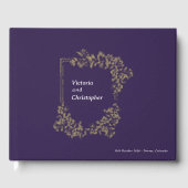 Élégant Floral Crest Classic Botanical Mariage (Recto)