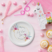 Elegant Floral de heer & Mrs Wedding | Bord papier (Feest)