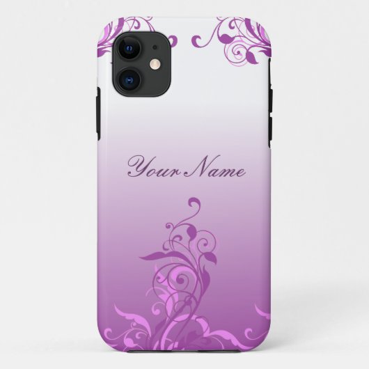 Elegant Floral Design Case-Mate iPhone Case (Achterkant)