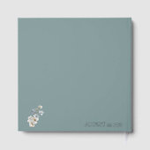 Elegant Floral Dusty Sage 70th Birthday Silver (Verso)