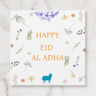 Elegant Floral Eid al-Adha  Bedankjes Labels