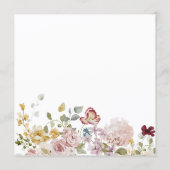 Elegant Floral Garden 60th Birthday Invitation (Dos)