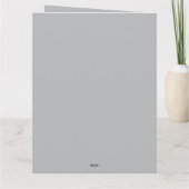 Elegant Floral Graduation Folded Invitation (Dos)