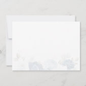 Elegant Floral Greenery Wedding Save The Date (Achterkant)