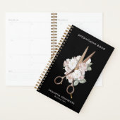 Elegant  Floral Haarstylist Benoeming Planner (Display)