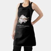 Elegant  Floral Haarstylist Schort (Insitu)