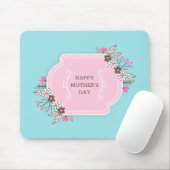 Elegant Floral Happy Moederdag | MUISMAT (Met muis)