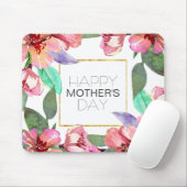 Elegant Floral Happy Moederdag | MUISMAT (Met muis)