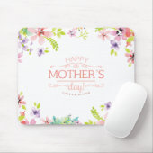 Elegant Floral Happy Moederdag | MUISMAT (Met muis)