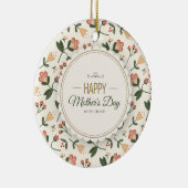 Elegant Floral Happy Moederdag | ORNAMENT (Rechts)