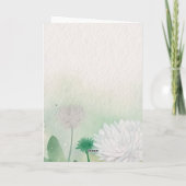 Elegant Floral Hartelijk dank Bedankkaart (Achterkant)