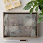 Elegant Floral Impressionisme Monogram Decoupage Tissuepapier (Geschenk)