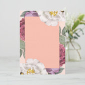 Elegant floral invitation (Debout devant)