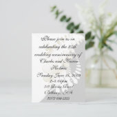 Elegant Floral Invitation Kaart (Staand voorkant)