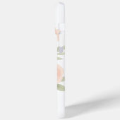 Elegant Floral iPhone Case (Achterkant / Links)