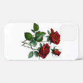Elegant Floral iPhone Case (Achterkant (horizontaal))