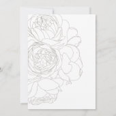 Elegant floral kaart (Achterkant)