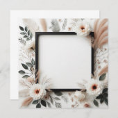 Elegant Floral Kaart (Voorkant / Achterkant)