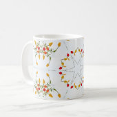 Elegant  Floral Koffiemok (Voorkant links)