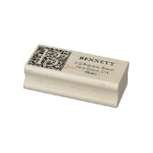 Elegant Floral Letter B Monogram Rubberstempel (Stempel)