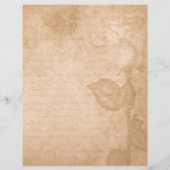 Elegant  floral letterhead (Achterkant)