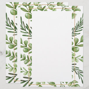 Elegant Floral Letterhead Briefhoofd