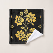 Elégant Floral Luxe Collection Moderne (Gant de toilette)