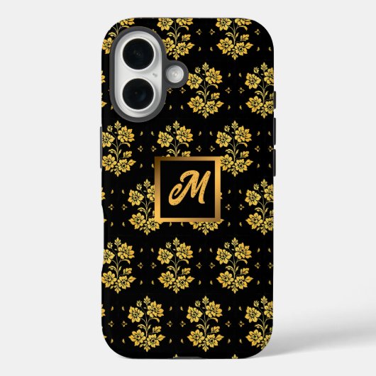 Elegant Floral Luxe Modern Collectie Case-Mate iPhone Case (Achterkant)