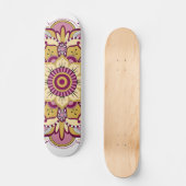 Elegant Floral Mandala Skateboard (Voorkant)