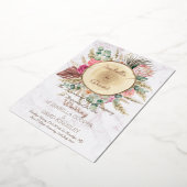 Élégant floral mariage à l'aquarelle | Invitation (Rotation)