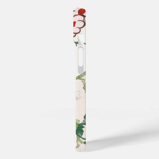 Elegant Floral Monogram Case-Mate iPhone Case (Achterkant / Links)