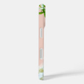 Élégant Floral Monogrammed iPhone / coque ipad (Verso / Droite)