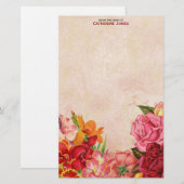 Elegant Floral | papier | Kleurrijk (Voorkant / Achterkant)