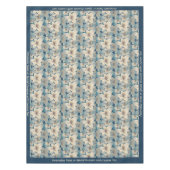 Elegant Floral Pattern Beauful Romantic Flowers Tafelkleed (Voorkant)