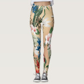 Elegant Floral Pattern Leggings (Devant)